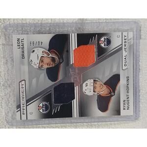 2021-22 Upper Deck Premier Leon Draisaitl/Ryan Nugent-Hopkins Dual Jersey 40/99